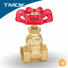 DN15 DN20 DN25 gate valve with prices PTFE filler Casting iron hand wheel brass gate valve female* female connection